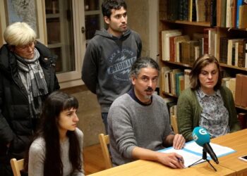 Martiño Ramos (c), en una imagen de archivo. Foto: Xoán Rey/EFE.