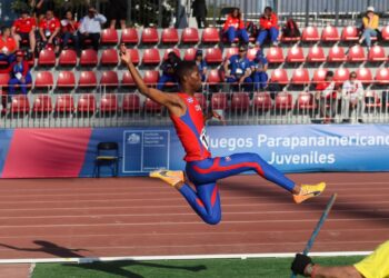 Segunda jornada del paratletismo de los Juegos Parapanamericanos Juveniles Santiago 2025, con sede en el Estadio Mario Recordón en el Parque Deportivo Estadio Nacional, Chile. FOTO: Calixto N. Llanes/JIT.