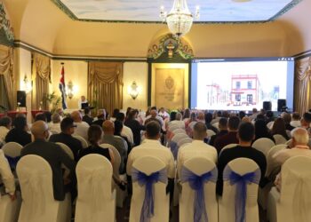 Foro de Empresarios Cubanos “Juntos X Cuba”, durante la 41ª Feria Internacional de La Habana. Foto: X/Minrex.