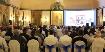 Foro de Empresarios Cubanos “Juntos X Cuba”, durante la 41ª Feria Internacional de La Habana. Foto: X/Minrex.