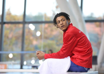 Jaxier Sotomayor antes de una competición en España. Foto: Cortesía del entrevistado.