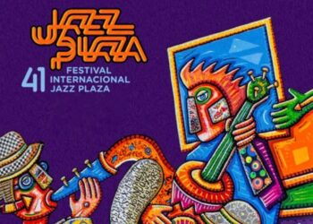 Fragmento del cartel oficial del Festival Internacional Jazz Plaza 2026. Imagen cortesía del evento.