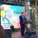 Oscar Perez-Oliva Fraga, ministro de Comercio Exterior y la Inversión Extranjera, durante la apertura de FIHAV 2025. Foto: Facebook/Gobierno Cuba.
