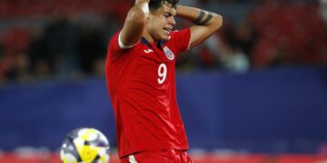 Alessio Raballo se estrenó como goleador en la selección mayor. Foto: EFE/Atchivo