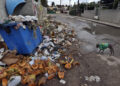 Acumulación de basura en una calle de La Habana, en medio de la epidemia de dengue, chikungunya y otras arbovirosis en Cuba. Foto: Ernesto Mastrascusa / EFE.
