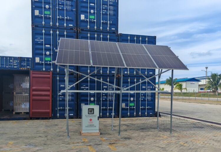 Donativo de China a Cuba. Foto: @EmbHuaXin