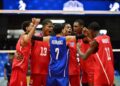 La selección masculina de voleibol sub-17 de Cuba venció a Estados Unidos y clasificó a la final del Campeonato Continental Norceca de la categoría. Foto: NorcecaInfo / Facebook.