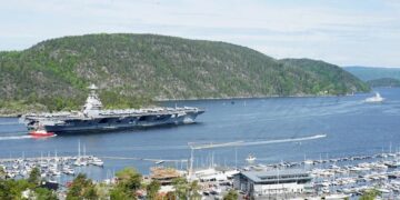 Portaviones estadounidense USS Gerald R. Ford. Foto: Terje Pedersen/ EFE/Archivo.