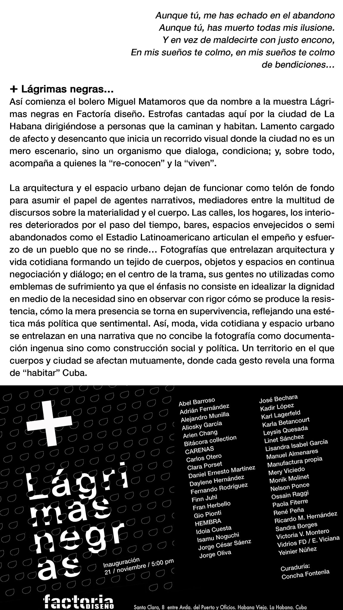 expo lagrimas negras 1