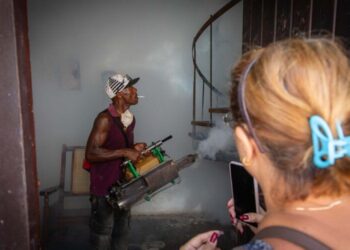 La actual crisis económica limita la capacidad de prevención, principalmente mediante la fumigación masiva contra los mosquitos. Foto: Periódico Girón.