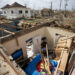 Casa destruida tras el paso del huracán Melissa en la ciudad colonial de Falmouth, uno de los lugares Patrimonio Nacional de Jamaica. Foto: Orlando Barría/EFE