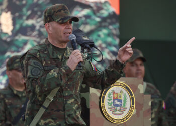 Padrino López durante un ejercicio militar en Caracas. Foto: Miguel Gutiérrez/EFE/ ARCHIVO.