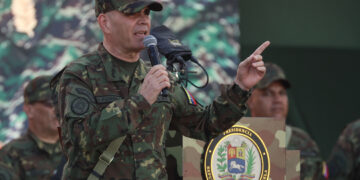 Padrino López durante un ejercicio militar en Caracas. Foto: Miguel Gutiérrez/EFE/ ARCHIVO.