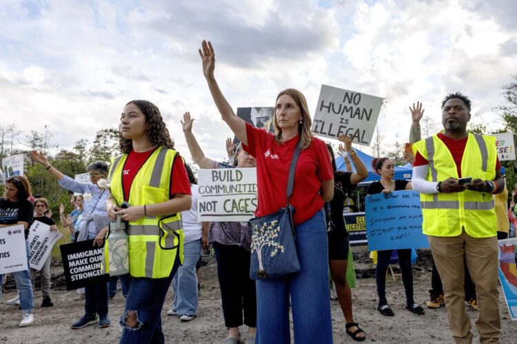 protestas migrantes EEUU Trump