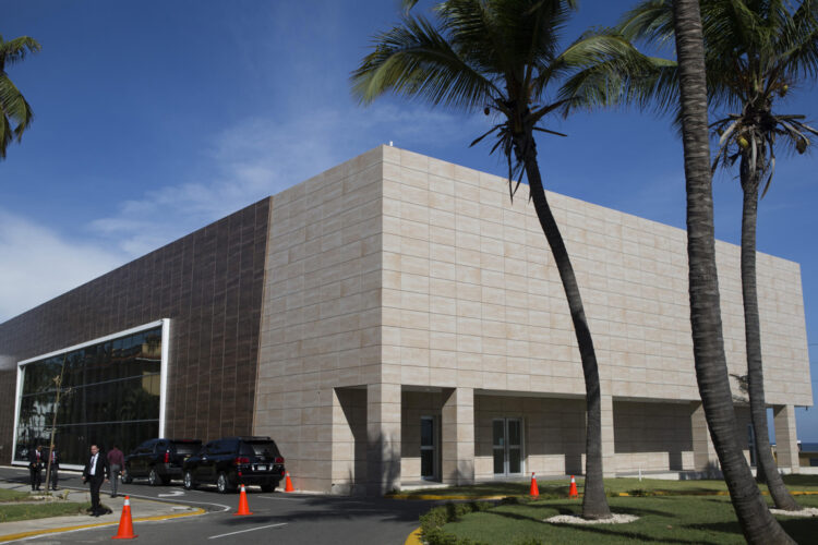 Sede de la cancillería en Santo Domingo. Foto: Orlando Barría/EFE.