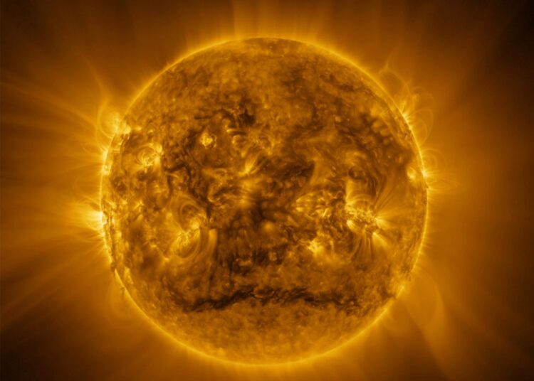 ALMERÍA, 12/11/2025.- Vista de alta resolución del Sol, captada por la sonda Solar Orbiter. Foto: EFE/ESA/NASA/Solar Orbiter.