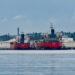 Barcos en la bahía de La Habana. Foto: Otmaro Rodríguez.