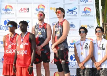 Gómez y Veranes (izq) aseguraron para Cuba un puesto en el certamen de los XXVI Juegos Centroamericanos y del Caribe. Foto: Norceca