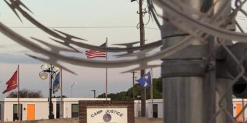 Fotografía de archivo de una zona del centro de detención de Guantánamo. Foto: Marta Garde/EFE.