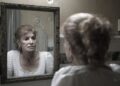 La actriz cubana Mirtha Ibarra en el papel de Iluminada, personaje protagónico de la película “Neurótica anónima”, dirigida por Jorge Perugorría. Imagen: Fotograma de “Neurótica anónima”.