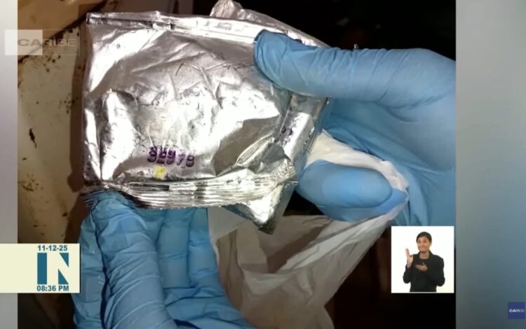 Los estupefacientes, moldeados en forma de crema, entraron al país a través de “paquetería ilegal por vía aérea” en envases de yogur, gelatina, suplementos alimenticios y medicamentos. Foto: Captura Canal Caribe.