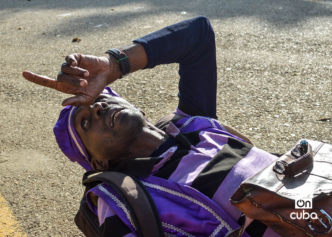 Devotion to San Lázaro in El Rincón. Photo: Otmaro Rodríguez.