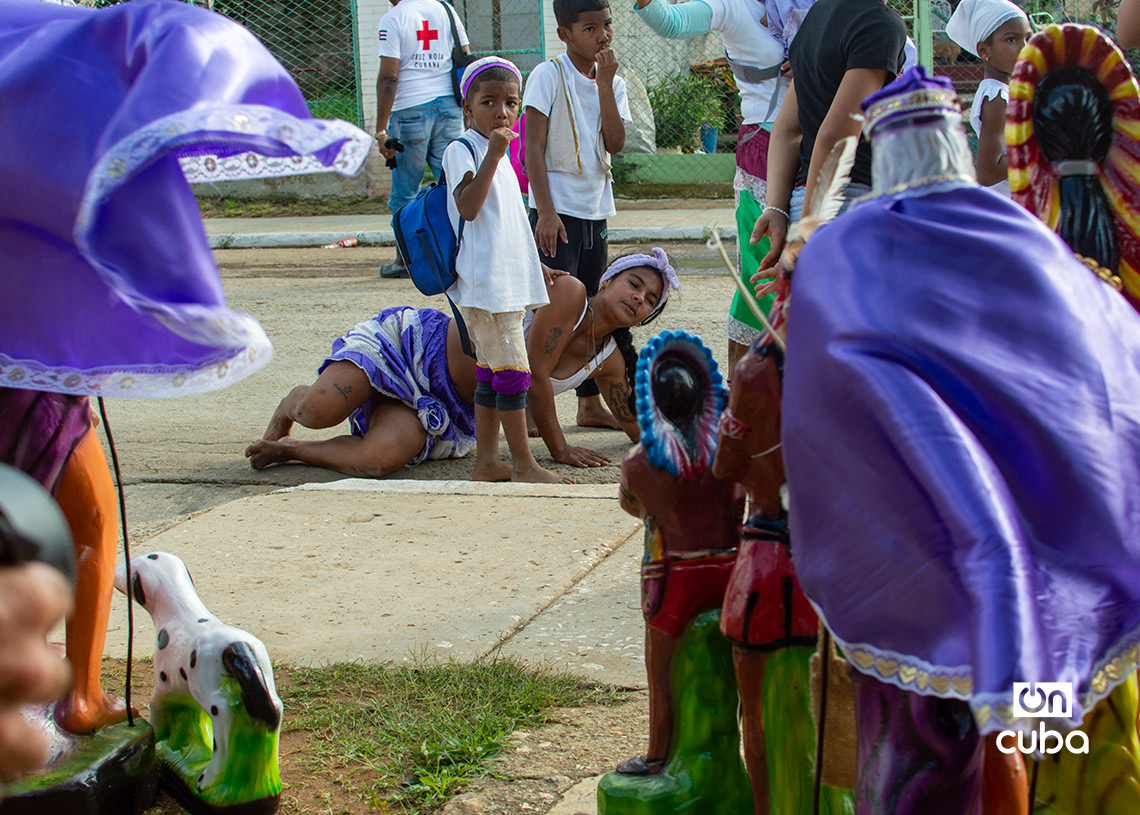 Devotion to San Lázaro in El Rincón. Photo: Otmaro Rodríguez.