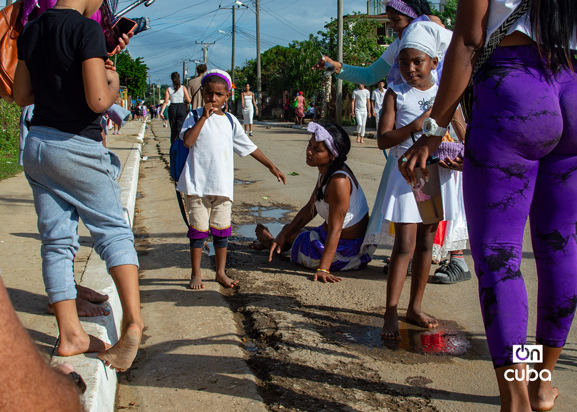 Devotion to San Lázaro in El Rincón. Photo: Otmaro Rodríguez.