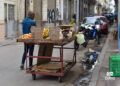 Puesto ambulante de venta de productos agrícolas en La Habana, tras la llegada de un frente frío en la última semana de enero de 2026. Foto: Otmaro Rodríguez.