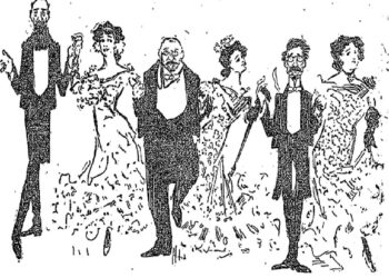 Viñeta realizada por Charles Johnson Post y publicada en el Times bajo el título: "La cuadrilla oficial". Foto: colección del autor.