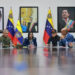 Captura de pantalla de la cuenta oficial en instagram de la presidenta encargada de Venezuela, Delcy Rodríguez (c), durante una reunión gubernamental en Caracas tras la captura de Nicolás Maduro por Estados Unidos. Foto: EFE/ @delcyrodriguezv