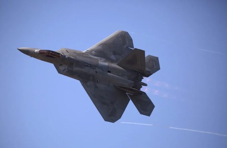 Un caza F-22 de la Fuerza Aérea de EE.UU. Foto: Jeon Heon-Kyun/EFE/EPA.