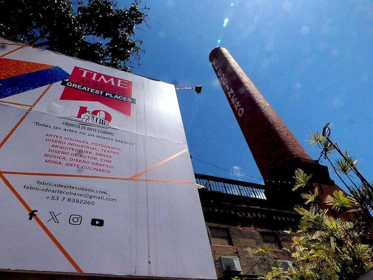 Fábrica de Arte, en La Habana, más de una vez recomendada por la revista estadounidense Time. Foto: AMD (Archivo).
