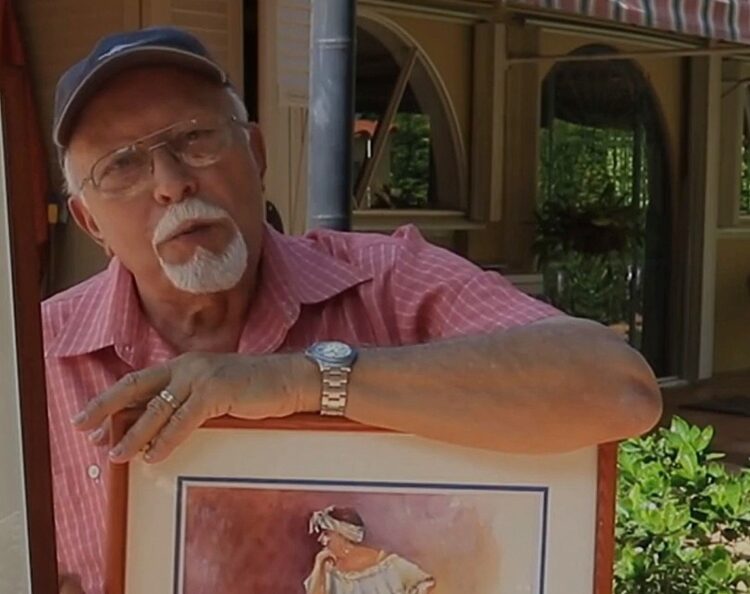 El actor en una captura de video en entrevista del Herald.