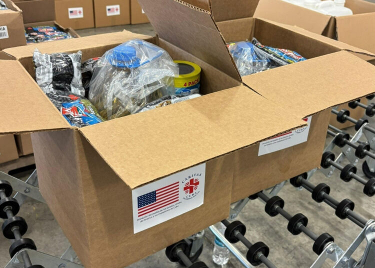 Ayuda humanitaria desde Estados Unidos para los afectados por el huracán Melissa en Cuba. Foto: Embajada de Estados Unidos en Cuba.