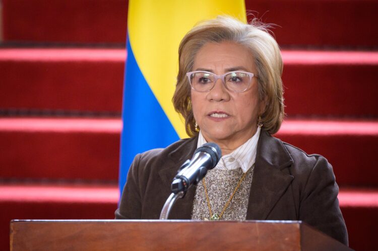 Rosa Villavicencio, canciller de Colombia. Foto: @CancilleriaCol