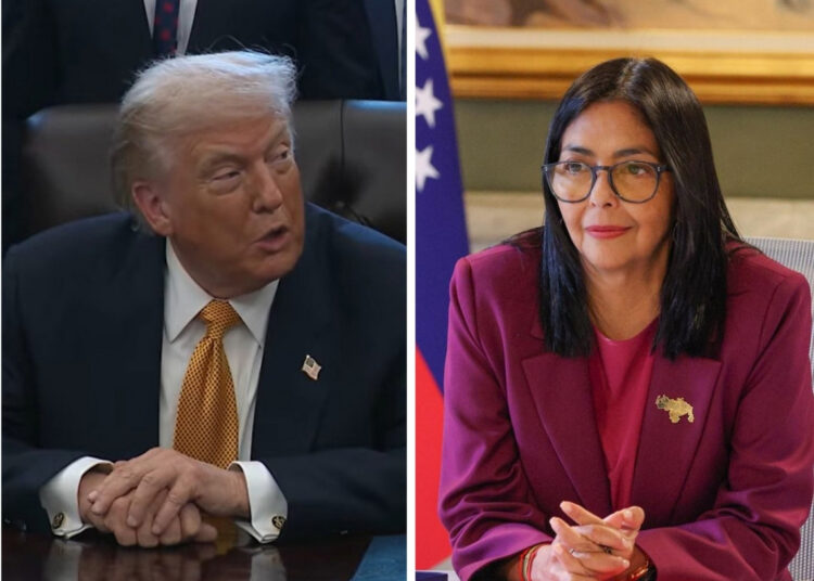 Trump EEUU Delcy Rodríguez