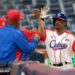 Cuba logró su primera victoria en la Serie de las Américas al derrotar 10-0 a Argentina. Foto: Prensa Latina (PL).
