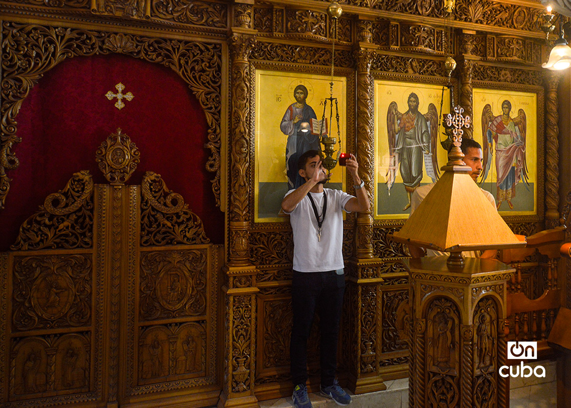 Sacra Iglesia Catedral Ortodoxa Griega de San Nicolás de Mira, en La Habana Vieja. Foto: Otmaro Rodríguez.