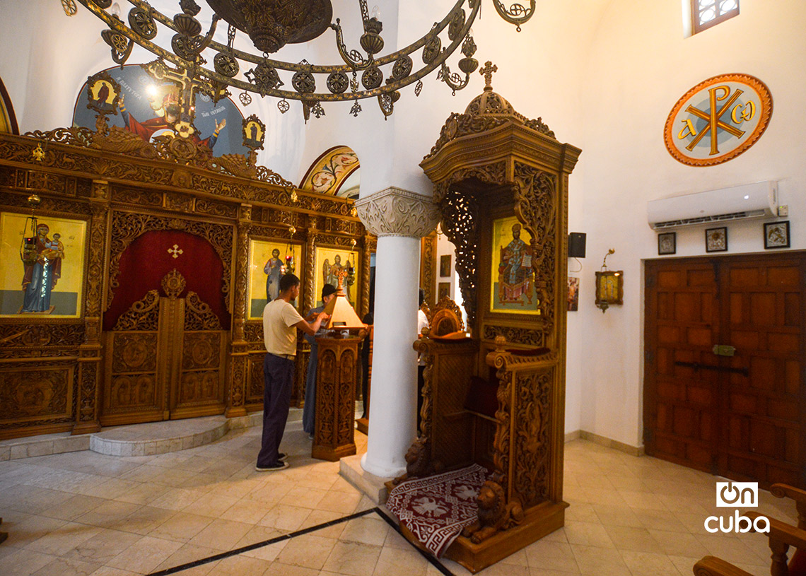 Sacra Iglesia Catedral Ortodoxa Griega de San Nicolás de Mira, en La Habana Vieja. Foto: Otmaro Rodríguez.
