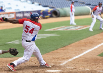 Cuba logró ante Curazao su segunda victoria en la Serie de las Américas de Béisbol. Foto: Prensa Latina (PL).