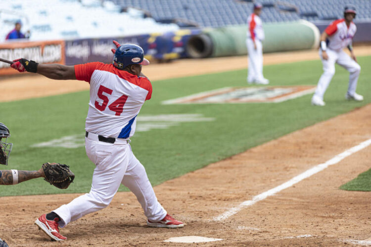 Cuba logró ante Curazao su segunda victoria en la Serie de las Américas de Béisbol. Foto: Prensa Latina (PL).