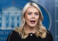 Secretaria de Prensa Karoline Leavitt. Foto: EFE/EPA/JIM LO SCALZO