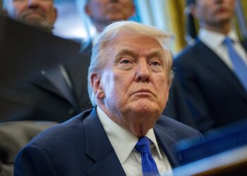 El presidente Donald Trump en la Casa Blanca. Foto: Bonnie Cash / EFE / EPA / POOL.