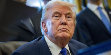 El presidente Donald Trump en la Casa Blanca. Foto: Bonnie Cash / EFE / EPA / POOL.