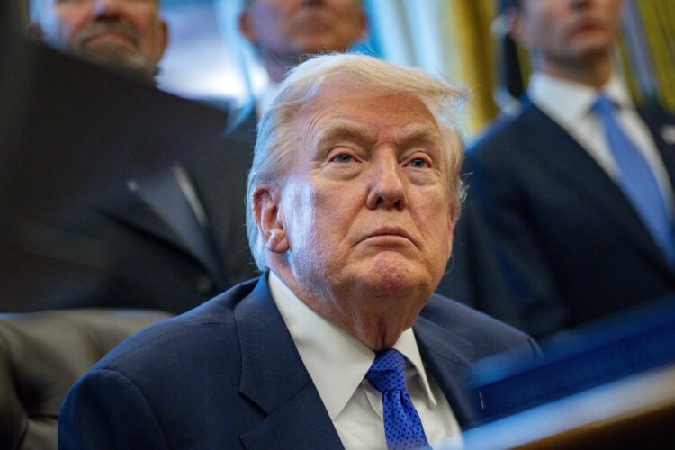 El presidente Donald Trump en la Casa Blanca. Foto: Bonnie Cash / EFE / EPA / POOL.