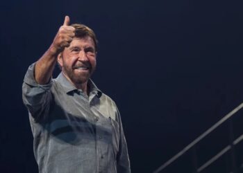 El actor estadounidense Chuck Norris. Foto: Marton Monus/ EFE/EPA.