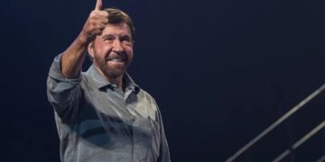 El actor estadounidense Chuck Norris. Foto: Marton Monus/ EFE/EPA.