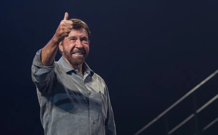 El actor estadounidense Chuck Norris. Foto: Marton Monus/ EFE/EPA.