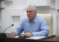 El presidente de Cuba, Miguel Díaz-Canel, durante la intervención grabada en la que confirmó conversaciones entre su Gobierno y el de EEUU. Foto: Presidencia de Cuba / EFE / Archivo.